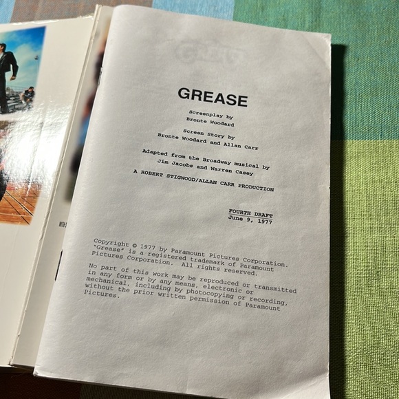 Grease vhs with script - Picture 2 of 5